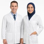 Short Hip-Length Lab Coat - Image 4