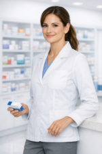 Short Hip-Length Lab Coat